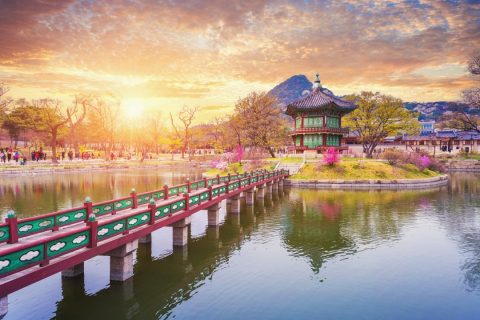 Picturesque view in South Korea
