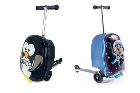 two different types of scooter suitcase